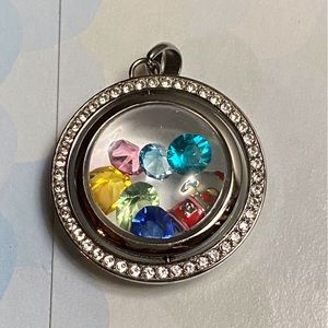 Authentic Origami Owl Spinning Dome Locket New
